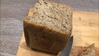 Baking  Granary Loaf of Bread in a Russell Hobbs Bread Maker.