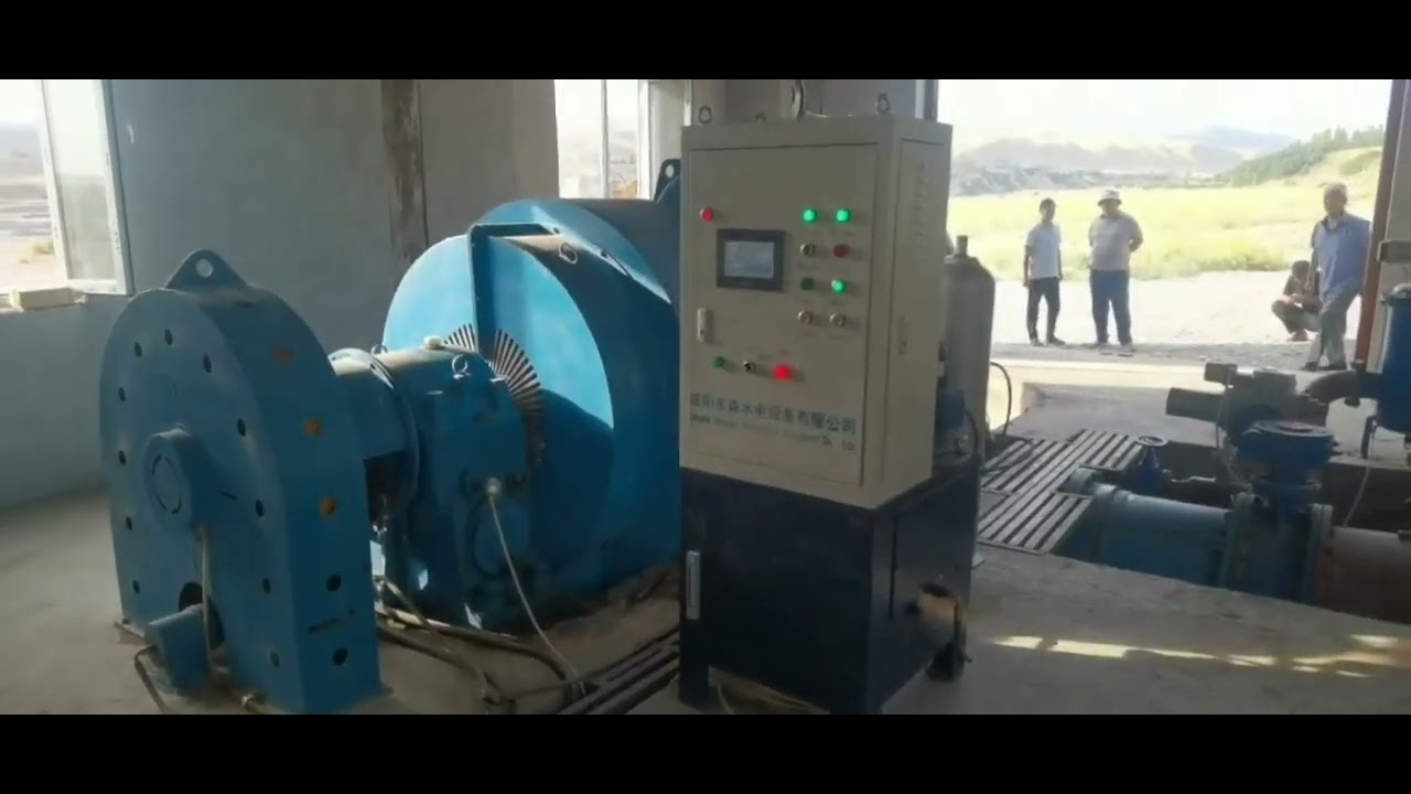 300-3000rpm Brushless Vertical Water Turbine Generator 50Hz/60Hz Rated Voltage 220V-690V