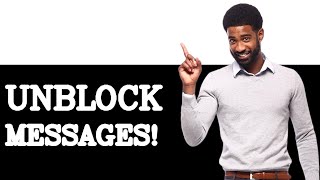 How To Unblock Messages On Android (2025)