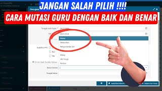 Cara Mutasi Guru Di Dapodik | Mudah - Dapodik 2025 Cara Mutasi Guru Di Dapodik | Mudah - Dapodik 2025