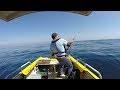 Man Fishing Alone in a Tiny Boat- Solo Shark Fishing Adventure - FULL DOCUMENTARY