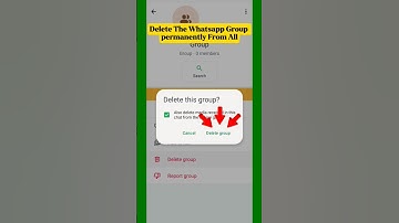 How to delete Whatsapp group | How to delete Whatsapp group form all permanently 2025