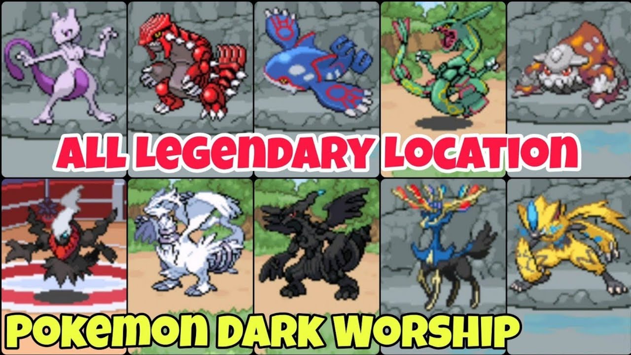 Pokemon Dark Worship 2023 All Legendary Locations Part-2 