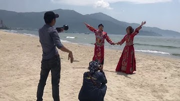 Hậu trường chụp hình cưới biển Đà Nẵng | Chụp Ảnh Cưới Chuyên Nghiệp Tại HCM