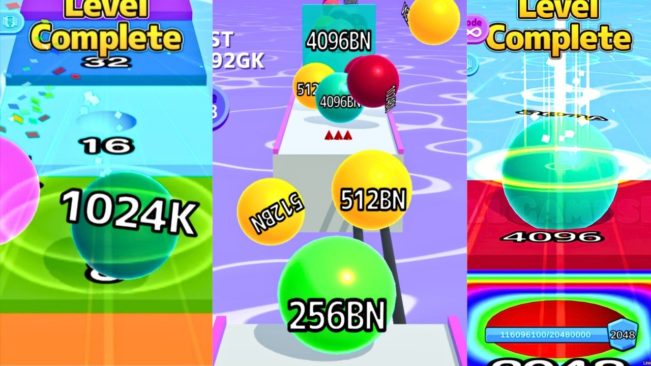 Ball Games Hub LIVE 🔴 24/7 | Ball Run 2048 vs Infinity Mode vs BallRunInfinity | Max Levels