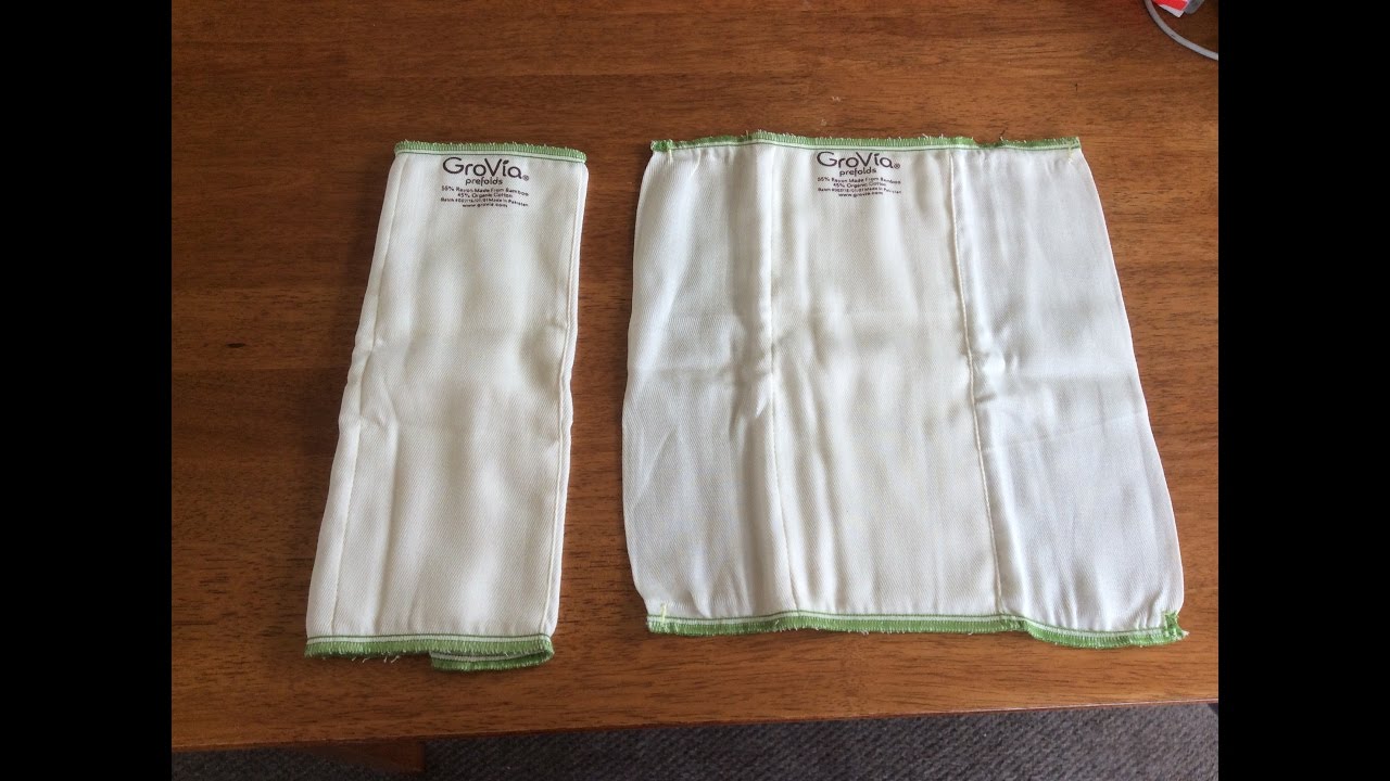 Prepping Prefolds - Cloth nappy/diaper