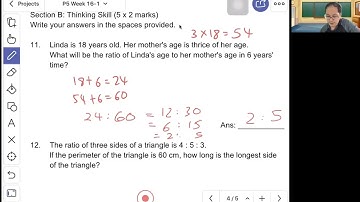 P5 Math Topic: Ratio (Part 2)