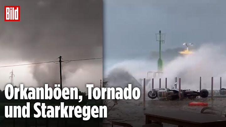 Unwetter-Horror in Italien und Kroatien