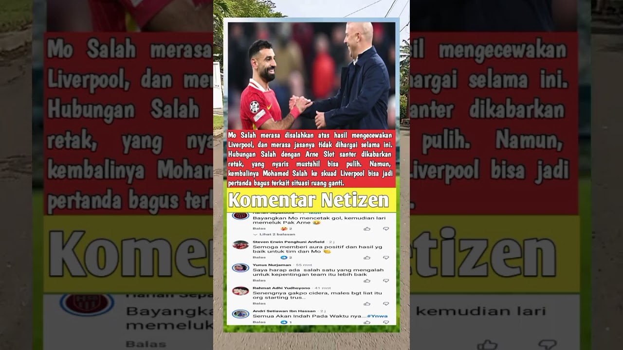 Mo Salah Dan Arne Slot Telah Damai, Siap Diturunkan vs Brighton