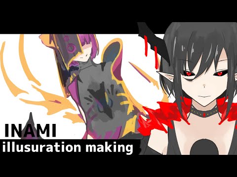 【オリジナル】イラストメイキング（ILLUSTRATION MAKING）2021.8.17【伊波カヤ】