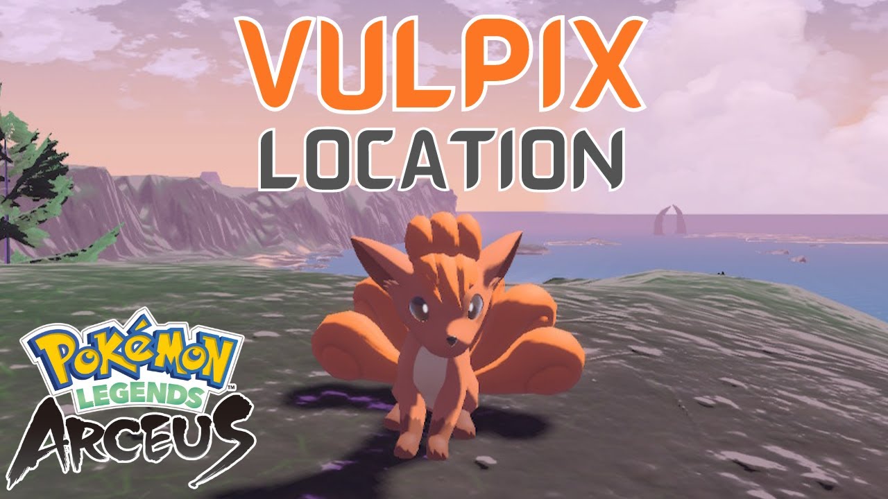 Where to Find Vulpix in Pokémon Legends Arceus Vulpix Location in Pokemon Legends Arceus YouTube