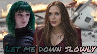 Scarlet Witch And Polariswanda Maximoff And Lorna Danelet Me Down Slowly