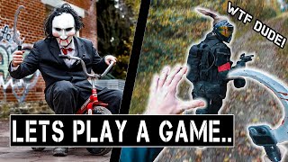 REAL-LIFE JIGSAW SCARING AIRSOFT PLAYERS!!