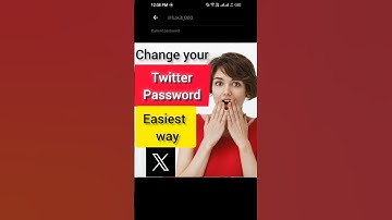 How to Change Twitter Password | #tech