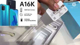 Oppo A16k Unboxing, First Look !! Oppo A16k price , specifications & Many More