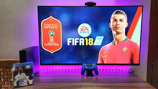 FIFA 18 World Cup Edition on PS4 Slim (4K HDR TV)
