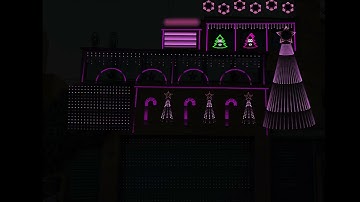 Rose & Bruno Mars - "APT." Christmas xLights sequence (Basic Display)