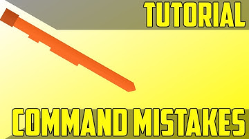 9 Command Block Mistakes People Make - Minecraft 1.11 Tutorial