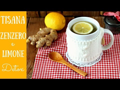 TISANA ZENZERO e limone. DETOX e antinfluenzale | Polvere di Riso