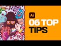 6 Illustrator Tips I Wish I knew 9 Years Ago (AWESOME HIDDEN USES)