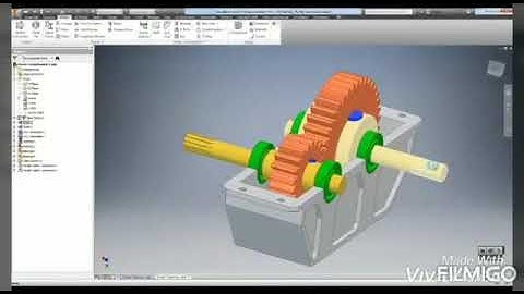 Gear Train Design using Autodesk Inventor