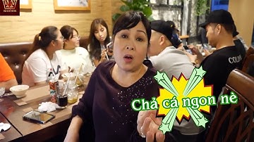 NSƯT HỒNG VÂN kéo cả đoàn phim đến ăn Chả Cá Đế Vương khiến MC NGUYÊN KHANG không nói nên lời