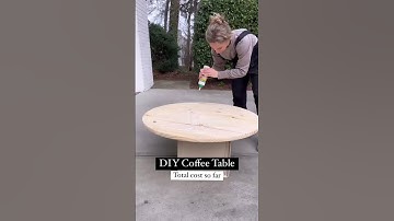 Modern DIY Coffee Table - cost breakdown so far. Not bad for a solid wood designer style table!