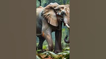 "Eliger: The Powerful Hybrid of Elephant and Tiger | AI-Generated Fantasy Animal"