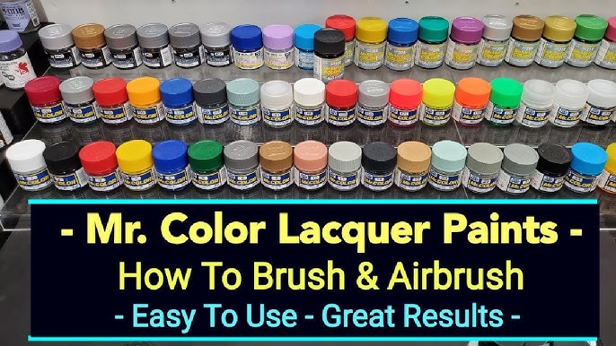 Airbrush thinner paint ratio (mr. color) 