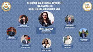 ADPU Tələbə Təşkilatlarının Forumu -2023