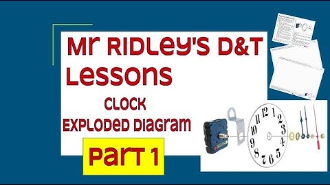 D&T Graphics Lesson 1 Exploded Drawing Pt1