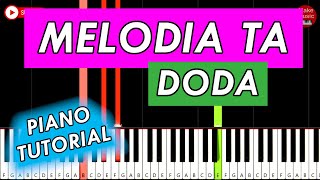 Doda - Melodia Ta 🎹 Piano Tutorial