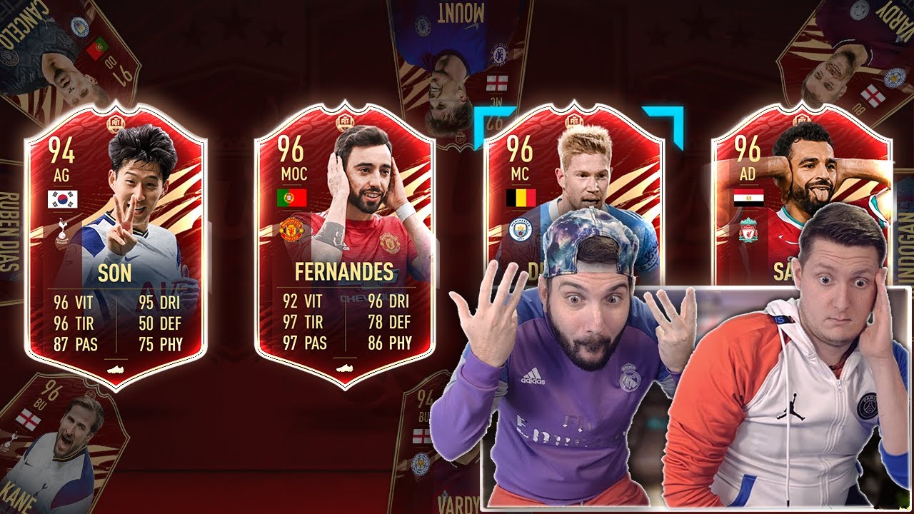 RÉCOMPENSES TOTS PREMIER LEAGUE FUT CHAMPIONS & ICÔNES ! FIFA 21 Ultimate Team