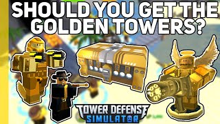 Should you get the Golden Towers? | Tower Defense Simulator