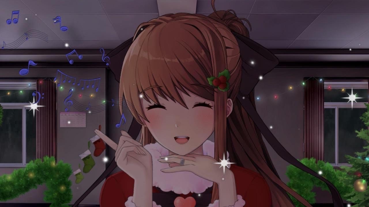 Monika Sings All I want For Christmas Is You | "Monika After Story ...