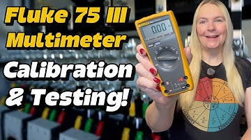 Fluke 75 III Multimeter Calibration & Testing!