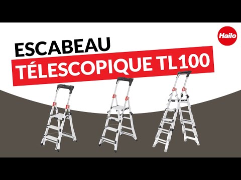 Découvrez l'escabeau télescopique Hailo TL100 !