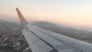 Landing At Istanbul Airport Sabiha Gokcen With Pegasus Airlines. Landing At Istanbul Airport Sabiha Gokcen With Pegasus Airlines.