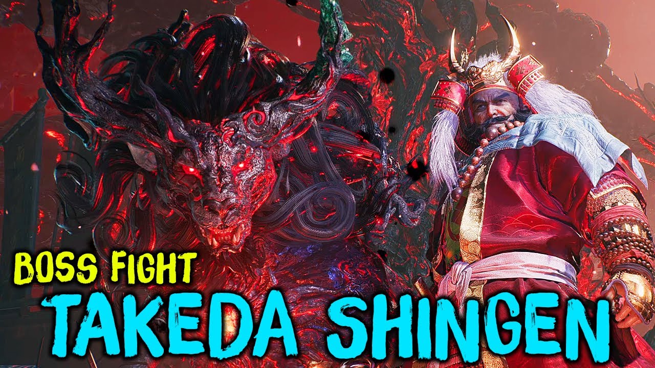 Nioh 3 - Победа над Такедой Сингеном во втором бою с боссом в Горниле