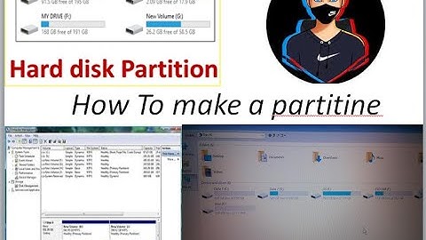 පාටිෂන් හදමු! How to create hard disk partition in sinhala without using any software