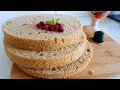 Кофейный Бисквит для торта рецепт // Coffee Sponge Cake Recipe