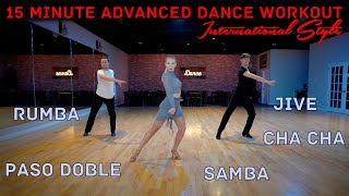 15 Minute Advanced Dance Workout Rumba Cha Cha Samba Paso Doble And Jive Mirror Image