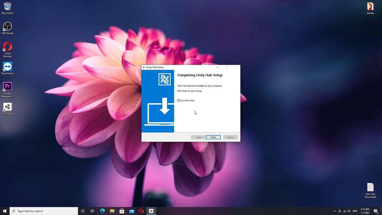 تثبيت وتفعيل برنامج اليونتي (Unity 3D) || خطوة بخطوة - YouTube