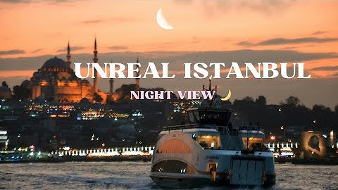Istanbul night view that feels unreal 🌃🔥#Istanbul #NightView #TravelShorts #TurkeyTravel #Cinematic