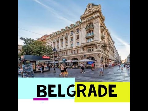 Belgrade downtown on Friday Evening - Serbia