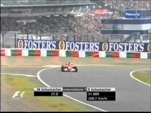 F1 Suzuka 2004 Q2  - Michael Schumacher Pole Lap