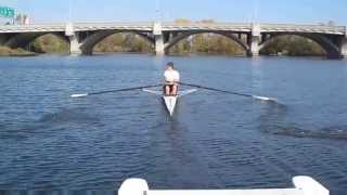Rollerlock oarlock system test - NY Rowing Association - 10/23/10