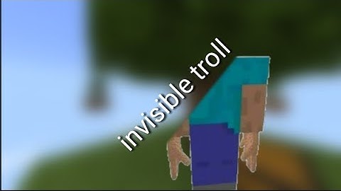 invisible troll minecraft omlet arcade