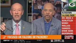 Pardon the Interruption | Wilbon on Falcons DESTROY Packers 35-14 - NFL Must See Both Differently!