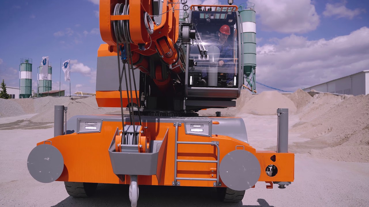 REX20   samobieżny dźwig przemysłowy   terenowy